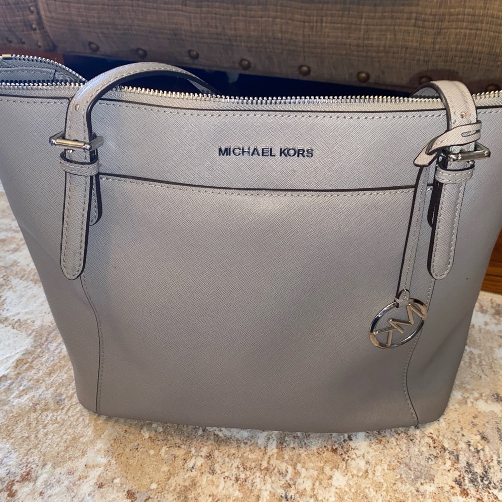 Michael Kors Silver Tote Bag